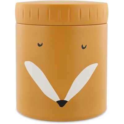 Trixie Mr. Fox Thermosbeker, 350 ml, waterdicht en draagbaar, houdt levensmiddelen warm of koud, roestvrij staal, lunchcontainer voor kinderen Trixie Mr. Fox Thermosbeker, 350 ml, waterdicht en draagbaar, houdt levensmiddelen warm of koud, roestvrij staal, lunchcontainer voor kinderen