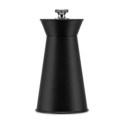 Alessi Ajm09 B Pepe Le Moko Pepermolen van Pa met instelknop van roestvrij staal 18/10, zwart Alessi Ajm09 B Pepe Le Moko Pepermolen van Pa met instelknop van roestvrij staal 18/10, zwart