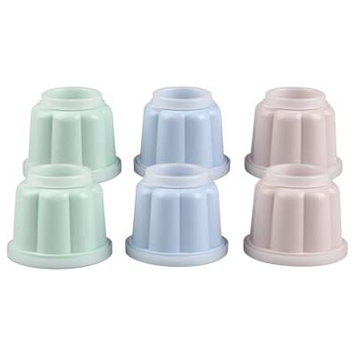 Dr. Oetker 1799 Retro Puddingvorm, 150 ml, 6 stuks, kunststof, roze/groen/blauw, 7,5 x 6,3 cm Dr. Oetker 1799 Retro Puddingvorm, 150 ml, 6 stuks, kunststof, roze/groen/blauw, 7,5 x 6,3 cm
