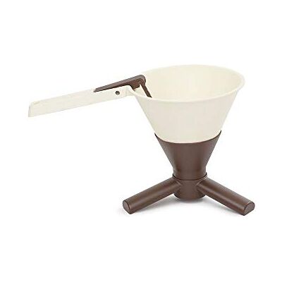 Decora 9271055 doseertrechter Cola-chocolade, bruin, Ø 13 cm Decora 9271055 doseertrechter Cola-chocolade, bruin, Ø 13 cm