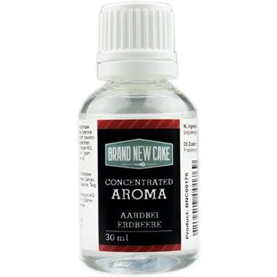 Brand New Cake BrandNewCake® Aardbeienaroma concentraat, 30 ml, smaakversterker, perfect voor bakken en kookingrediënten Brand New Cake BrandNewCake® Aardbeienaroma concentraat, 30 ml, smaakversterker, perfect voor bakken en kookingrediënten