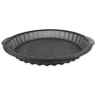 Zenker 685536 Taartvorm van glasvezel, taartvorm, taartvorm en quiche, bakvorm, glasvezel, grijs, 25 cm Zenker 685536 Taartvorm van glasvezel, taartvorm, taartvorm en quiche, bakvorm, glasvezel, grijs, 25 cm