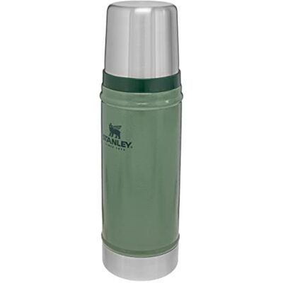 Stanley Classic Legendary Bottle 0.47L / 16OZ Hammertone Green – Thermosfles houdt 15 uur warm of koud Vaatwasserbestendig Roestvrijstalen Thermoskan Lekvrij BPA-vrij Maintient la Température 15h (Chaud/Froid) Bouteille Isotherme 500ml Sans BPA Gourde I Stanley Classic Legendary Bottle 0.47L / 16OZ Hammertone Green – Thermosfles houdt 15 uur warm of koud Vaatwasserbestendig Roestvrijstalen Thermoskan Lekvrij BPA-vrij Maintient la Température 15h (Chaud/Froid) Bouteille Isotherme 500ml Sans BPA Gourde I