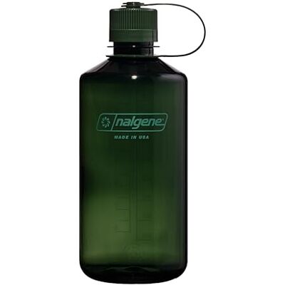 Nalgene Sustain Tritan Waterfles, BPA-vrij, gemaakt van materialen van 50% plastic afval, 946 ml, smalle opening, jade Nalgene Sustain Tritan Waterfles, BPA-vrij, gemaakt van materialen van 50% plastic afval, 946 ml, smalle opening, jade
