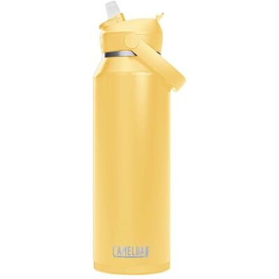 CAMELBAK Thrive Roestvrijstalen waterfles met klaprietje, 1134 g, geel CAMELBAK Thrive Roestvrijstalen waterfles met klaprietje, 1134 g, geel