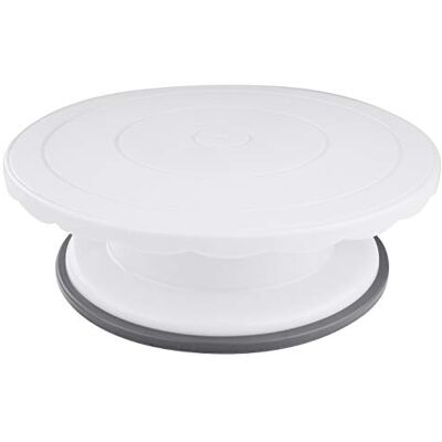 Dr. Oetker Draaibare taartschaal Little Layer Cakes – taartstandaard, ideaal voor kleine taarten, behuizing van ABS, PP-kaarsenhouder, wit, 280 x 280 x 90 mm Dr. Oetker Draaibare taartschaal Little Layer Cakes – taartstandaard, ideaal voor kleine taarten, behuizing van ABS, PP-kaarsenhouder, wit, 280 x 280 x 90 mm