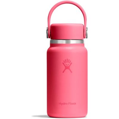 Hydro Flask Micro Hydro 200 ml Mini geïsoleerde waterfles met clipriem Houdt tot 7 uur koud en warm Compact en duurzaam Popstar roze Hydro Flask Micro Hydro 200 ml Mini geïsoleerde waterfles met clipriem Houdt tot 7 uur koud en warm Compact en duurzaam Popstar roze