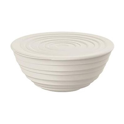 Guzzini Tierra, container M met deksel van gerecycled kunststof, kom melkwit, Ø 18 x 7,8 cm 1090 ml 175003156 Guzzini Tierra, container M met deksel van gerecycled kunststof, kom melkwit, Ø 18 x 7,8 cm 1090 ml 175003156