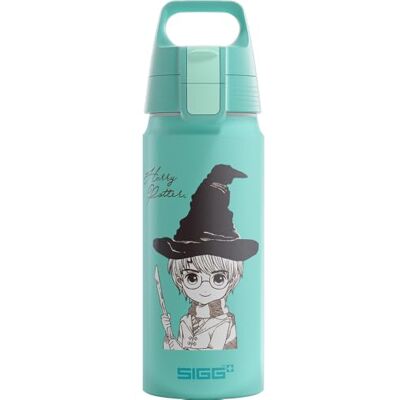 Sigg Aluminium drinkfles voor kinderen, WMB ONE Harry Potter, geschikt voor koolzuurhoudende dranken, lekvrij, licht, BPA-vrij, klimaatneutraal, sport en school, turquoise, 0,6 l Sigg Aluminium drinkfles voor kinderen, WMB ONE Harry Potter, geschikt voor koolzuurhoudende dranken, lekvrij, licht, BPA-vrij, klimaatneutraal, sport en school, turquoise, 0,6 l