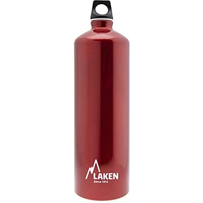 LAKEN Futura Waterfles, drinkfles van aluminium, smalle mond, 1,5 l, rood LAKEN Futura Waterfles, drinkfles van aluminium, smalle mond, 1,5 l, rood