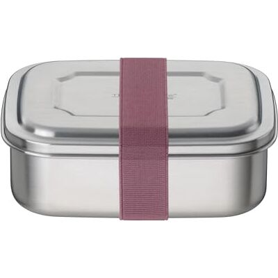 Thermos TC Sandwich Box roestvrijstalen broodtrommel met textielband 0,80 liter voor universiteit, school en kantoor, vaatwasmachinebestendig en BPA-vrij Thermos TC Sandwich Box roestvrijstalen broodtrommel met textielband 0,80 liter voor universiteit, school en kantoor, vaatwasmachinebestendig en BPA-vrij