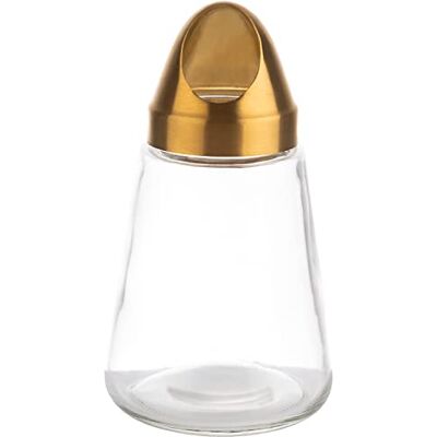 APS 40516 Snackdispenser van glas, schroefdeksel van roestvrij staal, Ø 8,5 cm, hoogte 15,5 cm APS 40516 Snackdispenser van glas, schroefdeksel van roestvrij staal, Ø 8,5 cm, hoogte 15,5 cm