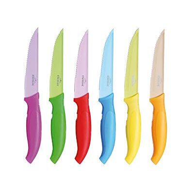 Excelsa Soul Kitchen vleesmessen, meerkleurig, 6 stuks Excelsa Soul Kitchen vleesmessen, meerkleurig, 6 stuks