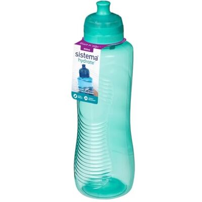 Sistema Twist 'n' Sip Sportwaterfles, lekvrij, 800 ml, BPA-vrij, verschillende kleuren Sistema Twist 'n' Sip Sportwaterfles, lekvrij, 800 ml, BPA-vrij, verschillende kleuren