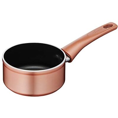 Lagostina Ramedi Braadpan met lange steel voor buiten, kopereffect, anti-aanbaklaag, diameter 14 cm, zwart Lagostina Ramedi Braadpan met lange steel voor buiten, kopereffect, anti-aanbaklaag, diameter 14 cm, zwart