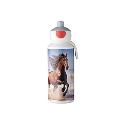 Mepal Campus Pop-Up drinkfles Waterdichte drinkfles voor school, herbruikbare drinkfles voor kinderen, BPA-vrij en vaatwasserbestendig, 400 ml, Wild Horse Mepal Campus Pop-Up drinkfles Waterdichte drinkfles voor school, herbruikbare drinkfles voor kinderen, BPA-vrij en vaatwasserbestendig, 400 ml, Wild Horse