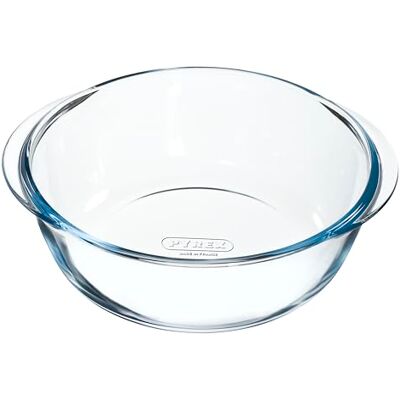 Pyrex PREPWARE Ronde glazen schaal 20 cm 1,1 liter Pyrex PREPWARE Ronde glazen schaal 20 cm 1,1 liter
