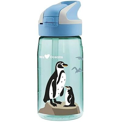 LAKEN Summit Penguin Aquamarine Drinkfles, 0,45 l, voor volwassenen, uniseks, blauw, Eén maat LAKEN Summit Penguin Aquamarine Drinkfles, 0,45 l, voor volwassenen, uniseks, blauw, Eén maat