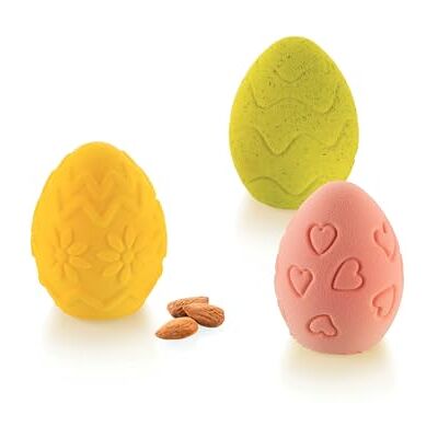 silikomart Siliconen bakvormen voor eieren EGG HUNT 11 holte ø 53 H 67 mm Vol 100 ml Professionele accessoires voor Pasen en gebak Uitsteekvormpjes voor cake oven silikomart Siliconen bakvormen voor eieren EGG HUNT 11 holte ø 53 H 67 mm Vol 100 ml Professionele accessoires voor Pasen en gebak Uitsteekvormpjes voor cake oven