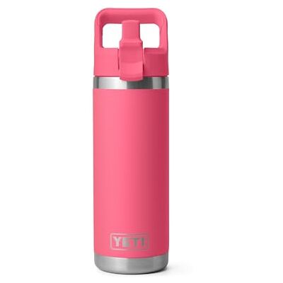 YETI Rambler C Straw Bottle, roestvrijstalen vacuüm geïsoleerde fles met lekvrije rietje, tropisch roze, 18 oz / 532 ml YETI Rambler C Straw Bottle, roestvrijstalen vacuüm geïsoleerde fles met lekvrije rietje, tropisch roze, 18 oz / 532 ml