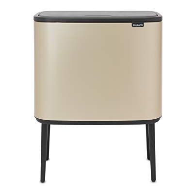 Brabantia Bo Touch Bin, 36 liter metallic goud Brabantia Bo Touch Bin, 36 liter metallic goud