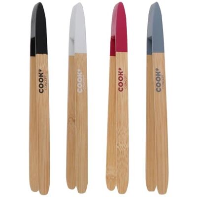 COOK CONCEPT Easy Make ku6119 Magneetclip van bamboe, 4 x 1,50 x 24,50 cm, groen/blauw/rood/geel COOK CONCEPT Easy Make ku6119 Magneetclip van bamboe, 4 x 1,50 x 24,50 cm, groen/blauw/rood/geel