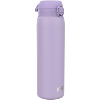 Ion8 Thermosfles, 1 liter, 920 ml, lekvrij, gemakkelijk te openen, veilige vergrendeling, vaatwasmachinebestendig, roestvrij staal, vacuüm-isolatie, ideaal voor sport, lichtpaars Ion8 Thermosfles, 1 liter, 920 ml, lekvrij, gemakkelijk te openen, veilige vergrendeling, vaatwasmachinebestendig, roestvrij staal, vacuüm-isolatie, ideaal voor sport, lichtpaars