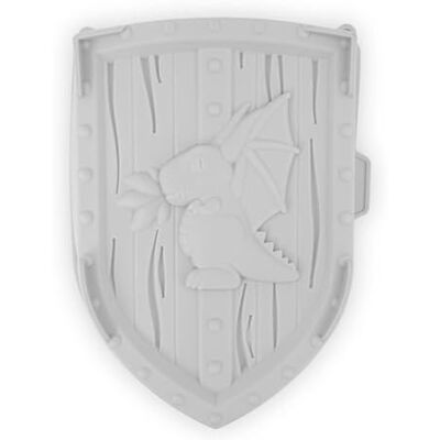 CÉCOA • Drakenschild taartvorm van 100% platinum siliconen • thema verjaardag • BPA-vrij CÉCOA • Drakenschild taartvorm van 100% platinum siliconen • thema verjaardag • BPA-vrij