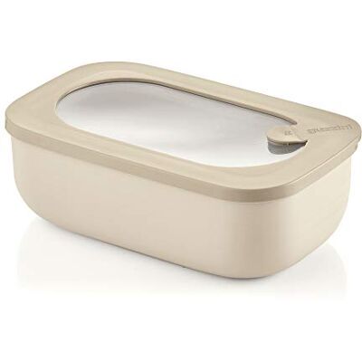 Guzzini Kitchen Active Design Rechthoekige luchtdichte container voor koelkast/vriezer/magnetron, rozenbottels & del Ciotto, 20 x 12 x h7 cm, 900 cc, bruin Guzzini Kitchen Active Design Rechthoekige luchtdichte container voor koelkast/vriezer/magnetron, rozenbottels & del Ciotto, 20 x 12 x h7 cm, 900 cc, bruin