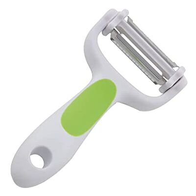 Fackelmann 3-in-1 groenteschiller, kunststof, wit/groen Fackelmann 3-in-1 groenteschiller, kunststof, wit/groen