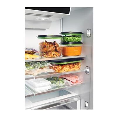 FoodSaver Vershouddozen, ook om te marineren, luchtdicht, BPA-vrij, lekvrij, vaatwasmachinebestendig, 700 ml en 1,2 l, 2 stuks FoodSaver Vershouddozen, ook om te marineren, luchtdicht, BPA-vrij, lekvrij, vaatwasmachinebestendig, 700 ml en 1,2 l, 2 stuks