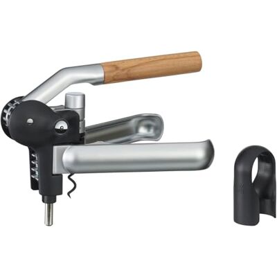 WMF Baric kurkentrekker voor wijn, 19 x 11 x 15 cm, kurkentrekker met capsulesnijder, professionele flesopener voor wijn en prosecco, moeiteloze flesopener WMF Baric kurkentrekker voor wijn, 19 x 11 x 15 cm, kurkentrekker met capsulesnijder, professionele flesopener voor wijn en prosecco, moeiteloze flesopener