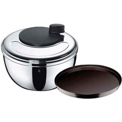 WMF Gourmet slacentrifuge 25,4 cm, van gepolijst Cromargan roestvrij staal, kunststof zeef, vaatwasmachinebestendig WMF Gourmet slacentrifuge 25,4 cm, van gepolijst Cromargan roestvrij staal, kunststof zeef, vaatwasmachinebestendig