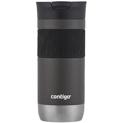 Contigo Byron 2.0 thermosbeker van roestvrij staal met snapseal-sluiting, koffiebeker To Go 100% lekvrij, vaatwasmachinebestendig deksel, BPA-vrij, houdt tot 6 uur warm 470ml Contigo Byron 2.0 thermosbeker van roestvrij staal met snapseal-sluiting, koffiebeker To Go 100% lekvrij, vaatwasmachinebestendig deksel, BPA-vrij, houdt tot 6 uur warm 470ml
