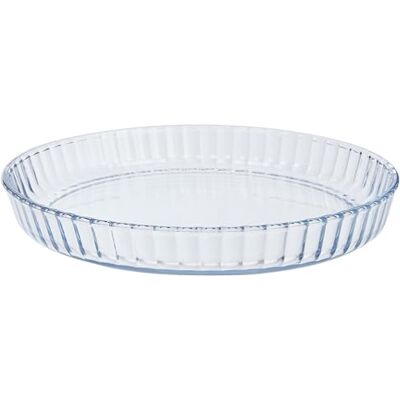 IBILI 480528 taartvorm, gekarteld, glas, transparant, 28 x 3,5 cm IBILI 480528 taartvorm, gekarteld, glas, transparant, 28 x 3,5 cm