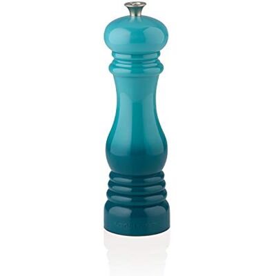Le Creuset 96002000490000 Zoutmolen, klassiek, verstelbaar, ABS plastic, splinterbestendig, corrosiebestendig, 21 cm, Caribisch blauw Le Creuset 96002000490000 Zoutmolen, klassiek, verstelbaar, ABS plastic, splinterbestendig, corrosiebestendig, 21 cm, Caribisch blauw