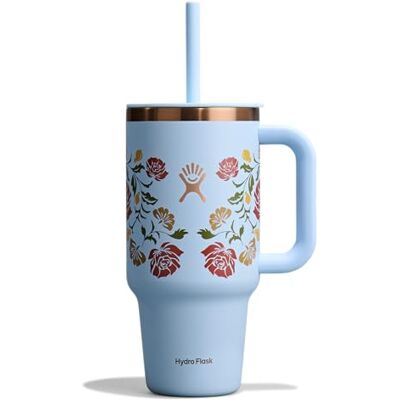 Hydro Flask 946 ml / 32 oz reisbeker Hersluitbaar rietjesdeksel om in te drukken, roestvrij staal, dubbelwandige vacuüm-isolatie, deksel bestand tegen Hydro Flask 946 ml / 32 oz reisbeker Hersluitbaar rietjesdeksel om in te drukken, roestvrij staal, dubbelwandige vacuüm-isolatie, deksel bestand tegen