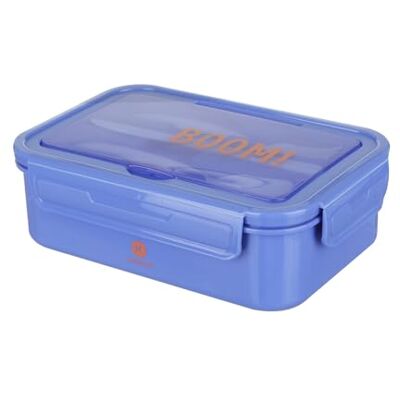 KASANOVA Lunchbox met scheidingswanden en bestek (blauw) KASANOVA Lunchbox met scheidingswanden en bestek (blauw)