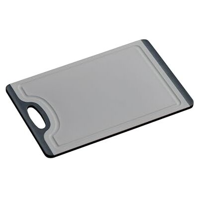 Kesper Snijplank, Materiaal: kunststof (PP/TPE), Afmetingen: 29,5 x 19,5 x 0,75 cm, Kleur: grijs/zwart 30883 Kesper Snijplank, Materiaal: kunststof (PP/TPE), Afmetingen: 29,5 x 19,5 x 0,75 cm, Kleur: grijs/zwart 30883