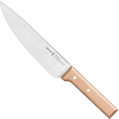 OPINEL N°118 Parallel koksmes Lemmet van roestvrij staal, multifunctioneel handvat van beukenhout Uitstekende grip Levenslange garantie OPINEL N°118 Parallel koksmes Lemmet van roestvrij staal, multifunctioneel handvat van beukenhout Uitstekende grip Levenslange garantie