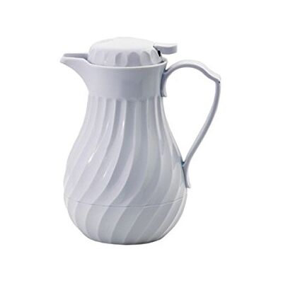 Louis Tellier N5077 thermoskan, gedraaid, 1,2 l, wit Louis Tellier N5077 thermoskan, gedraaid, 1,2 l, wit