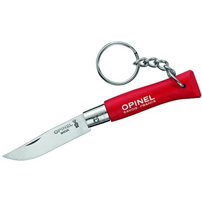 OPINEL 12C27 stalen sleutelhanger, roestvrij, houten handvat Toer mini mes OPINEL 12C27 stalen sleutelhanger, roestvrij, houten handvat Toer mini mes