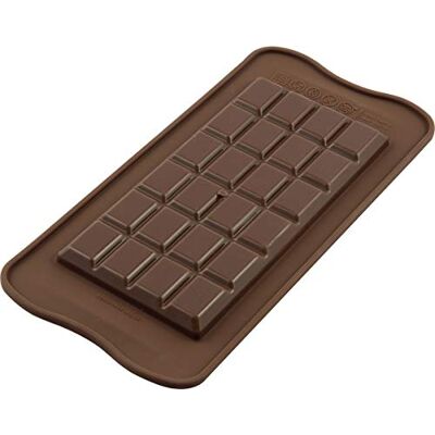 silikomart Unbekannt 195926 Chocolade vorm Classic Choco Bar siliconen vorm voor chocolade, bruin, 11,5 x 7,7 x 9 cm silikomart Unbekannt 195926 Chocolade vorm Classic Choco Bar siliconen vorm voor chocolade, bruin, 11,5 x 7,7 x 9 cm