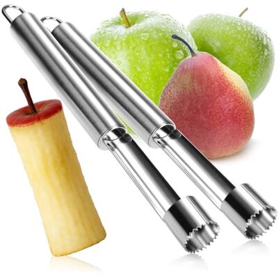 com-four ® 2 x appelboor van roestvrij staal, praktische appelboor verwijdert het hart voor gebakken appels en meer com-four ® 2 x appelboor van roestvrij staal, praktische appelboor verwijdert het hart voor gebakken appels en meer