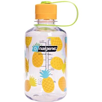 Nalgene Sustain Tritan BPA-vrije waterfles gemaakt van materialen van 50% plastic afval (met behulp van ISCC-gecertificeerde massabalans), 473,6 g, smalle opening, ananas Nalgene Sustain Tritan BPA-vrije waterfles gemaakt van materialen van 50% plastic afval (met behulp van ISCC-gecertificeerde massabalans), 473,6 g, smalle opening, ananas