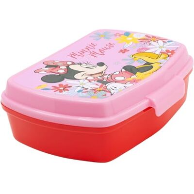 Stor Minnie Mouse broodtrommel voor kinderen, 1333 ml, rechthoekige lunchbox van BPA-vrij kunststof, voor school en uitstapjes Stor Minnie Mouse broodtrommel voor kinderen, 1333 ml, rechthoekige lunchbox van BPA-vrij kunststof, voor school en uitstapjes