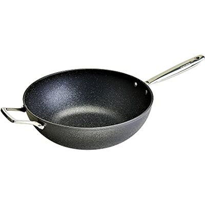 Moneta Armonia Wok met 2 handgrepen, 32 cm, voor alle warmtebronnen Moneta Armonia Wok met 2 handgrepen, 32 cm, voor alle warmtebronnen