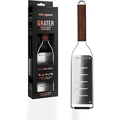 Microplane Grote keukenrasp uit de Master serie met roestvrijstalen messen, gemaakt in de VS Microplane Grote keukenrasp uit de Master serie met roestvrijstalen messen, gemaakt in de VS