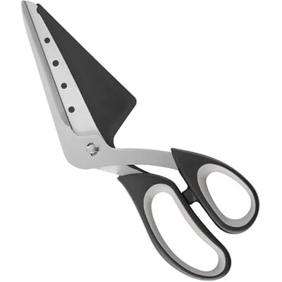 PIQIUQIU Pizzaschaar met pizzaschep, serveermes, geïntegreerde pizzaschep 27 cm PIQIUQIU Pizzaschaar met pizzaschep, serveermes, geïntegreerde pizzaschep 27 cm