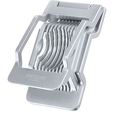 Westmark Eisnijder voor ronde en ovale plakjes, individueel gespannen roestvrijstalen snijdraden, aluminium/roestvrij staal, Justus, grijs, 10202260 Westmark Eisnijder voor ronde en ovale plakjes, individueel gespannen roestvrijstalen snijdraden, aluminium/roestvrij staal, Justus, grijs, 10202260